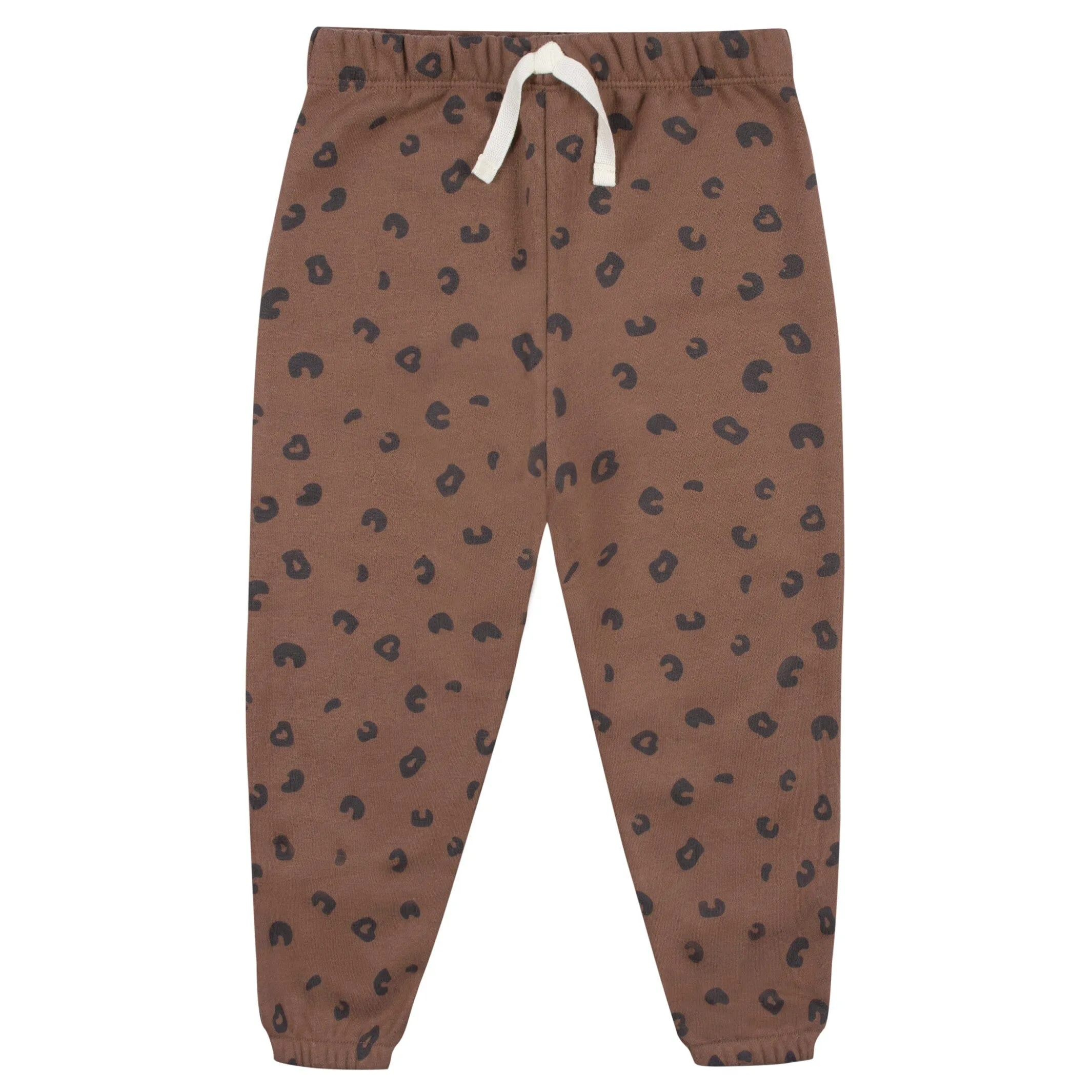 2-Piece Infant and Toddler Girls Leopard Sweatshirt & Pant Set