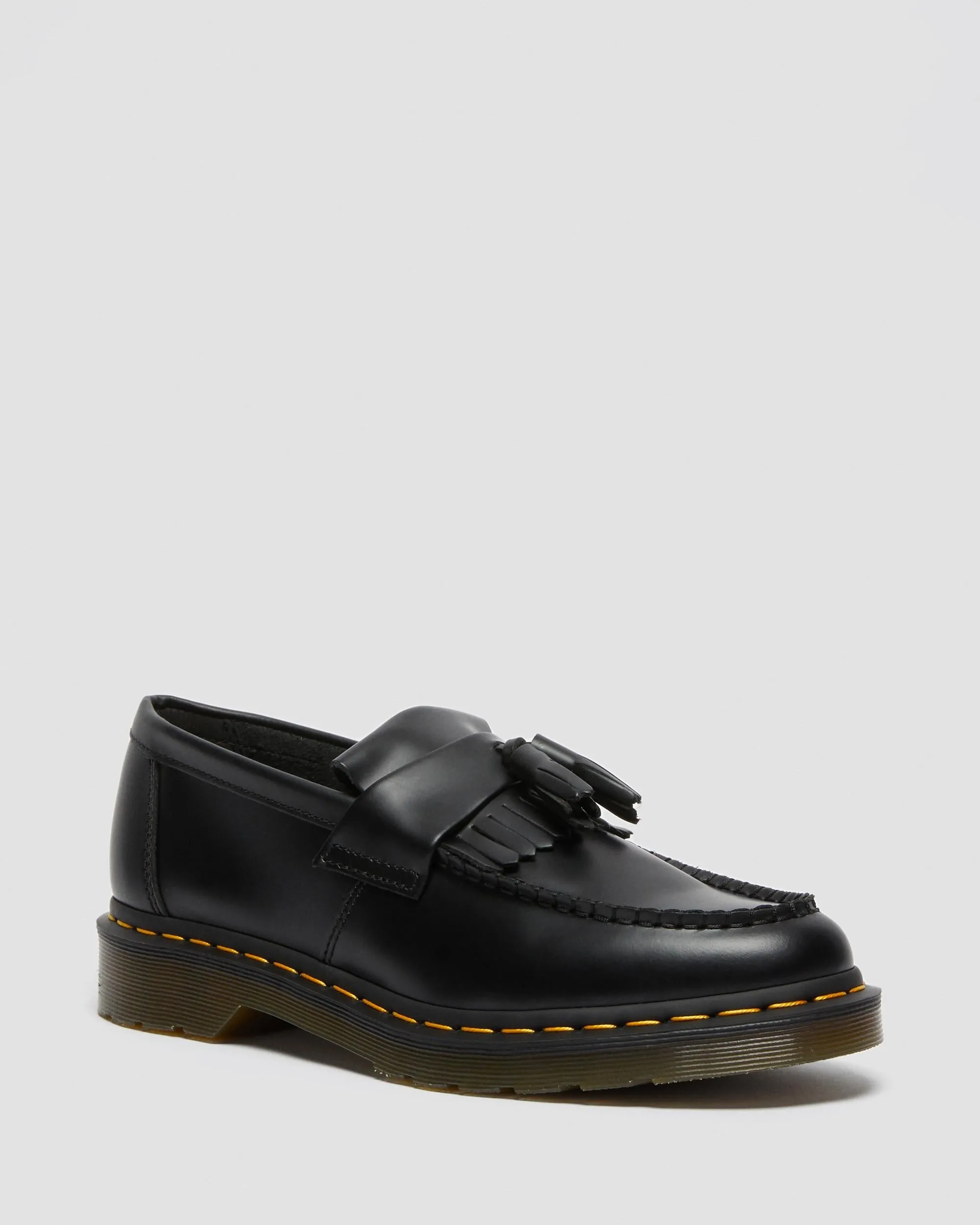 Adrian Yellow Stitch Smooth Leather Shoes