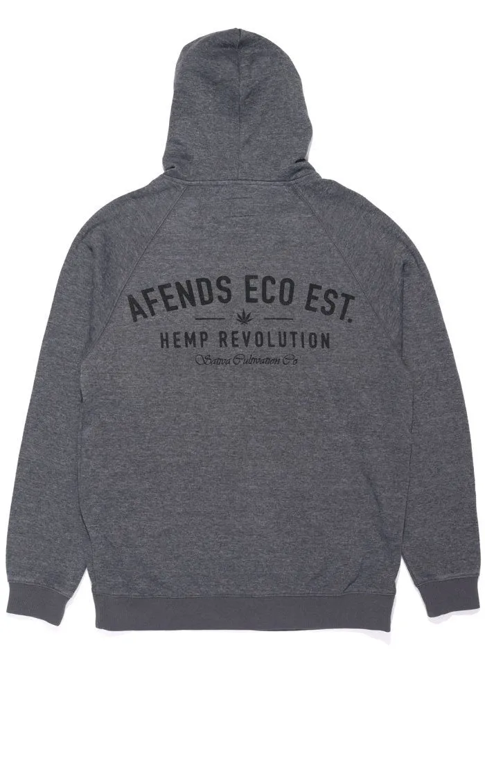 Afends Mens Eco Pull - Hemp - Pull On Hood