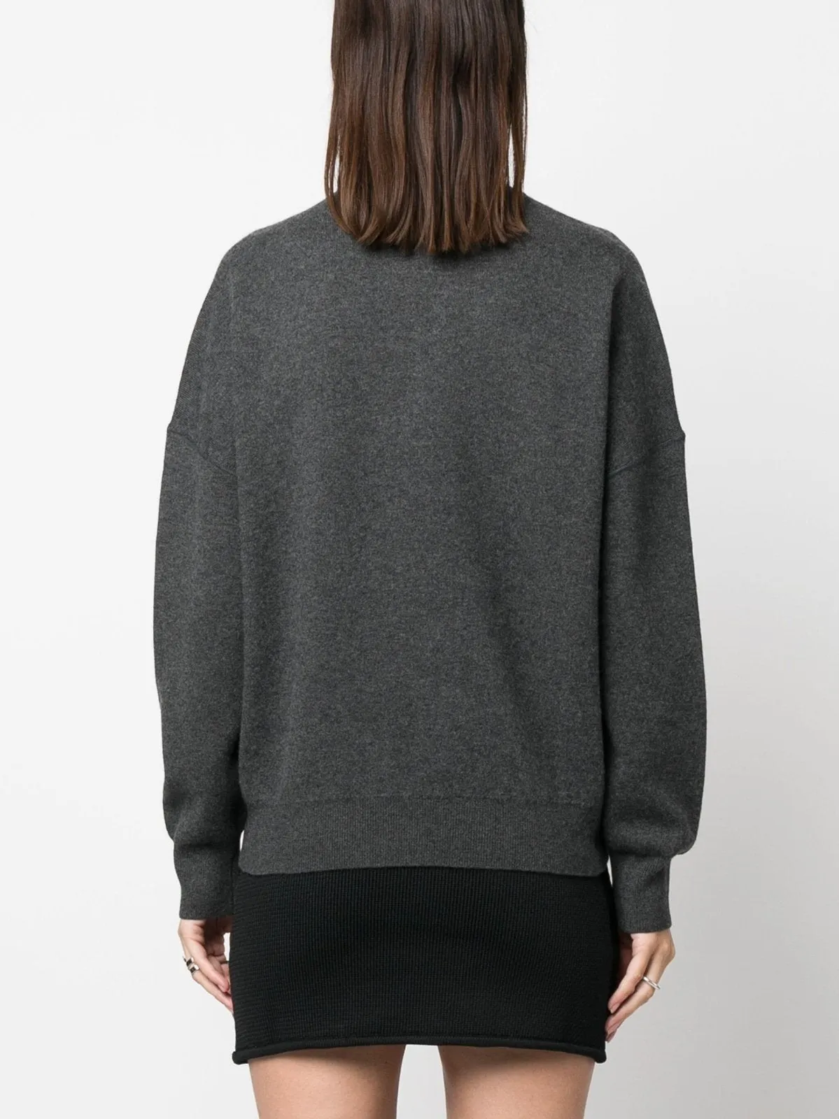 Atlee Intarsia-Knit Logo Jumper