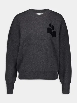 Atlee Intarsia-Knit Logo Jumper