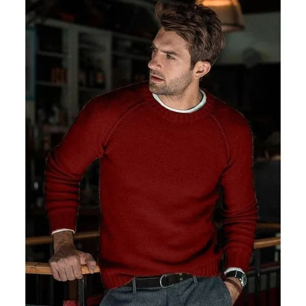 Autumn and winter new products casual men's knit sweater