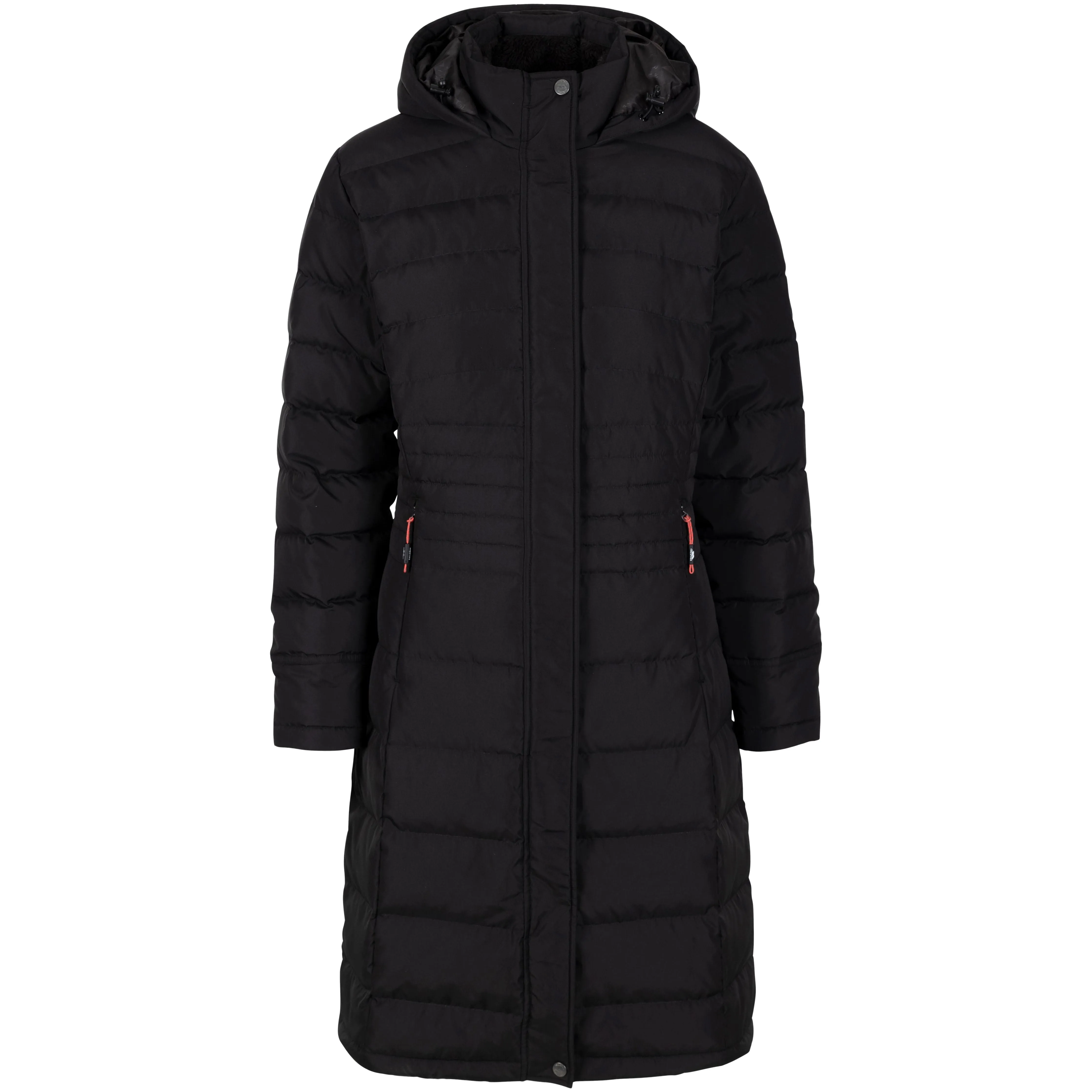 Bitsy Women's Down Padded Longer Length Jacket in Black