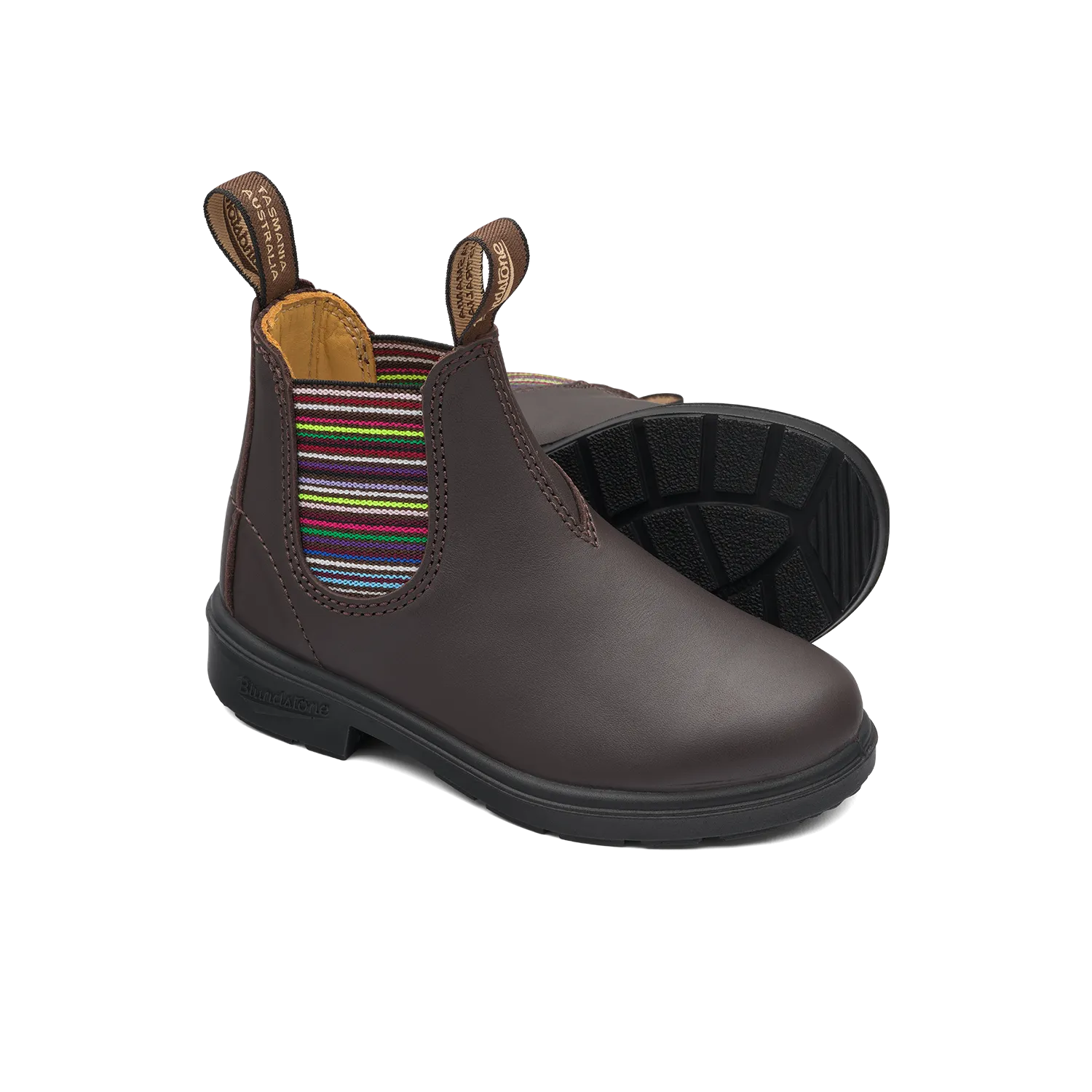 Blundstone 1413 - Kids Brown Striped Elastic