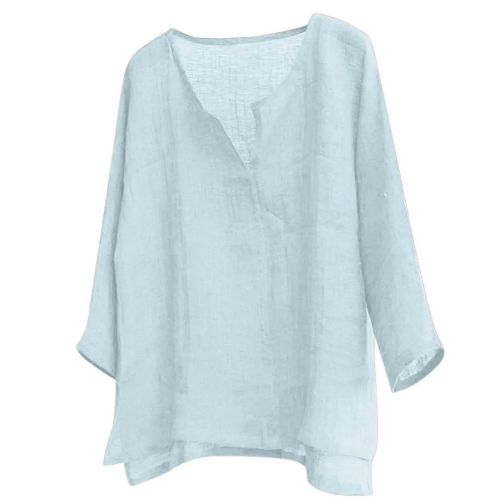 Boho Chic Loose Linen Shirts