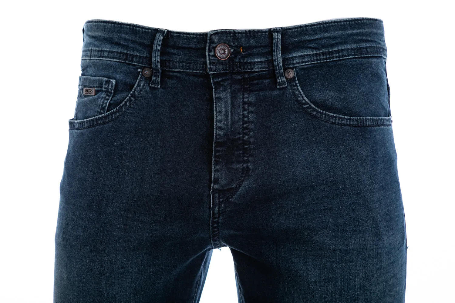 BOSS Charleston BC Jean in Dark Denim Stretch