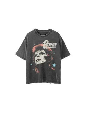 BOWIE STARS PORTRAIT OVERSIZED TEE