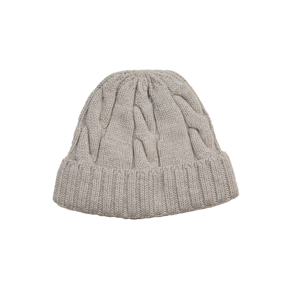 Cable Knit Beanie - Oatmeal