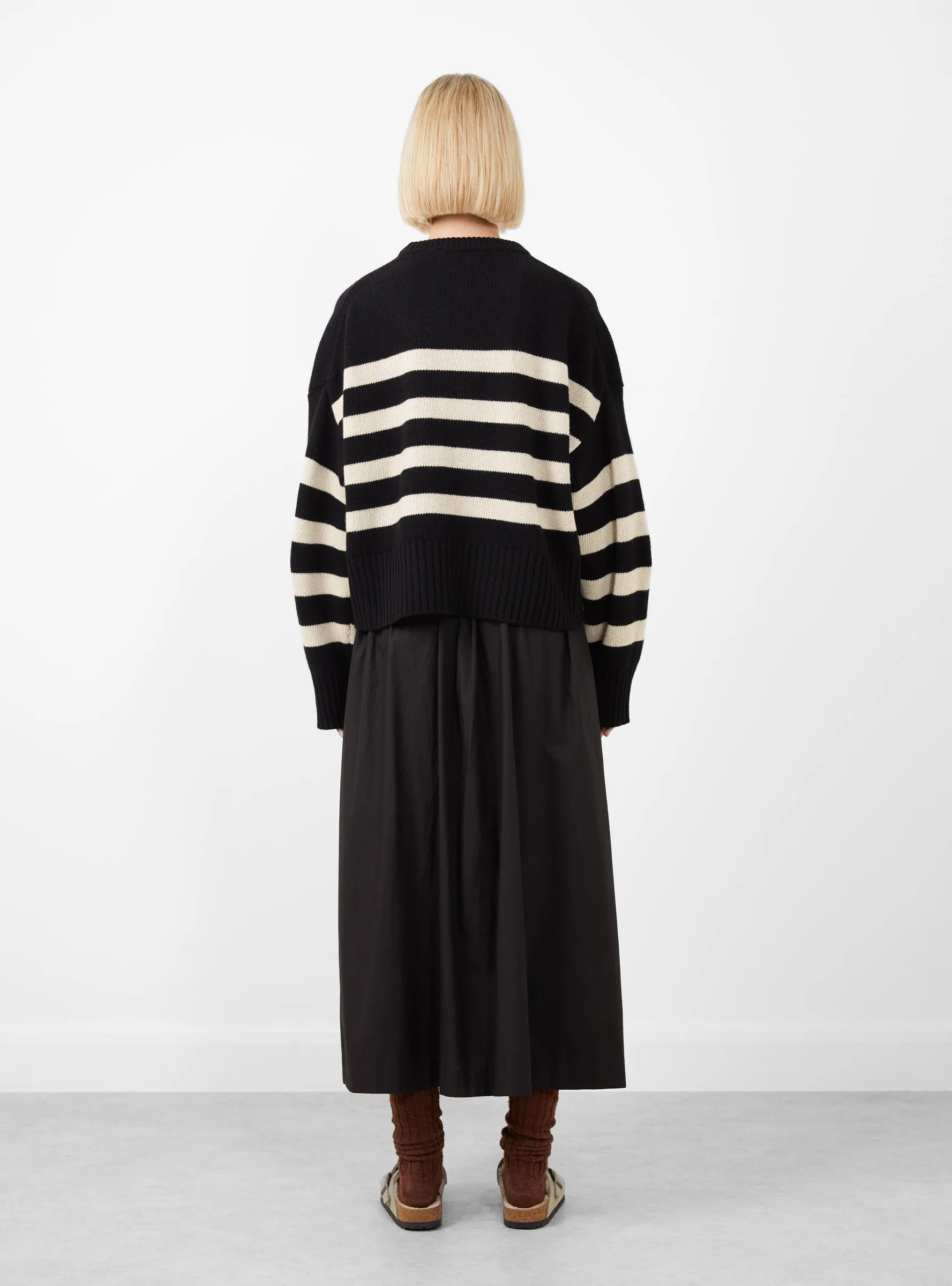 Campa Jumper Black Sand Stripe