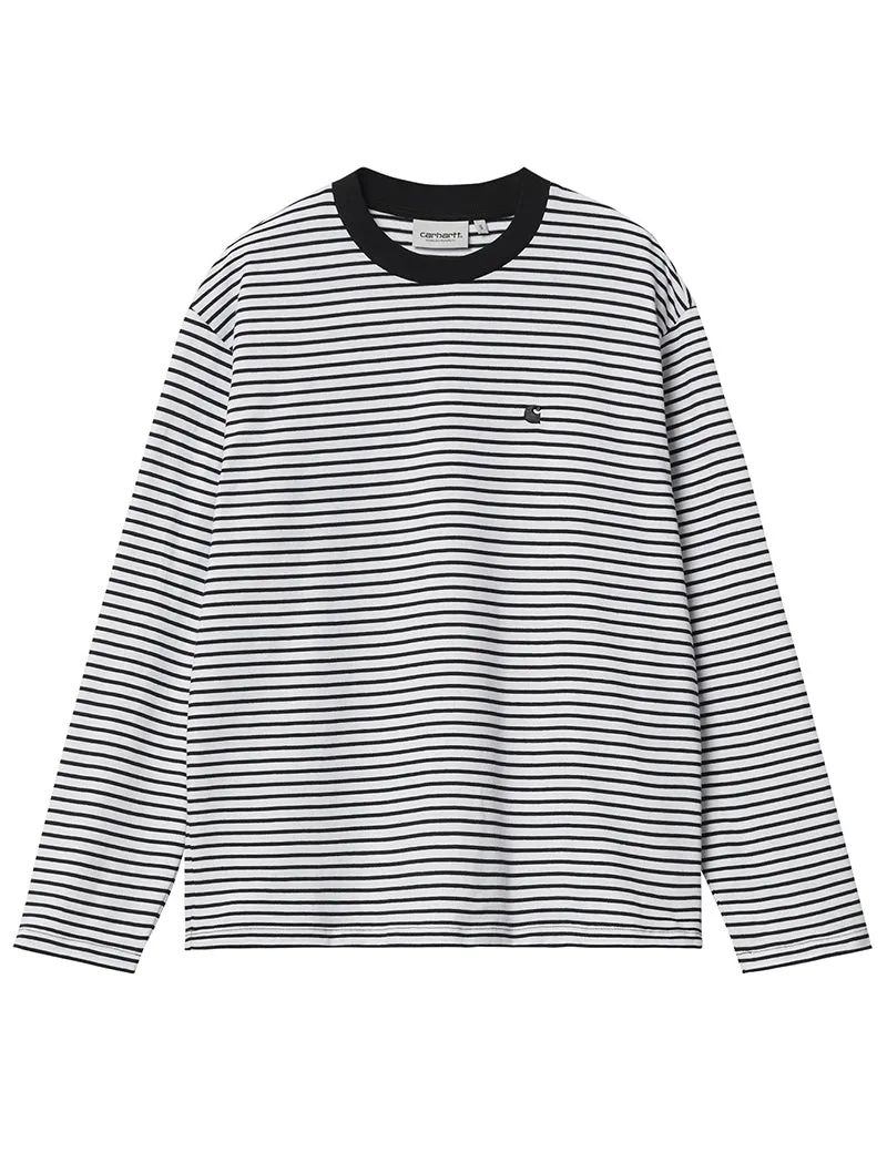 Carhartt WIP Womens L/S Coleen T-Shirt Coleen Stripe / White