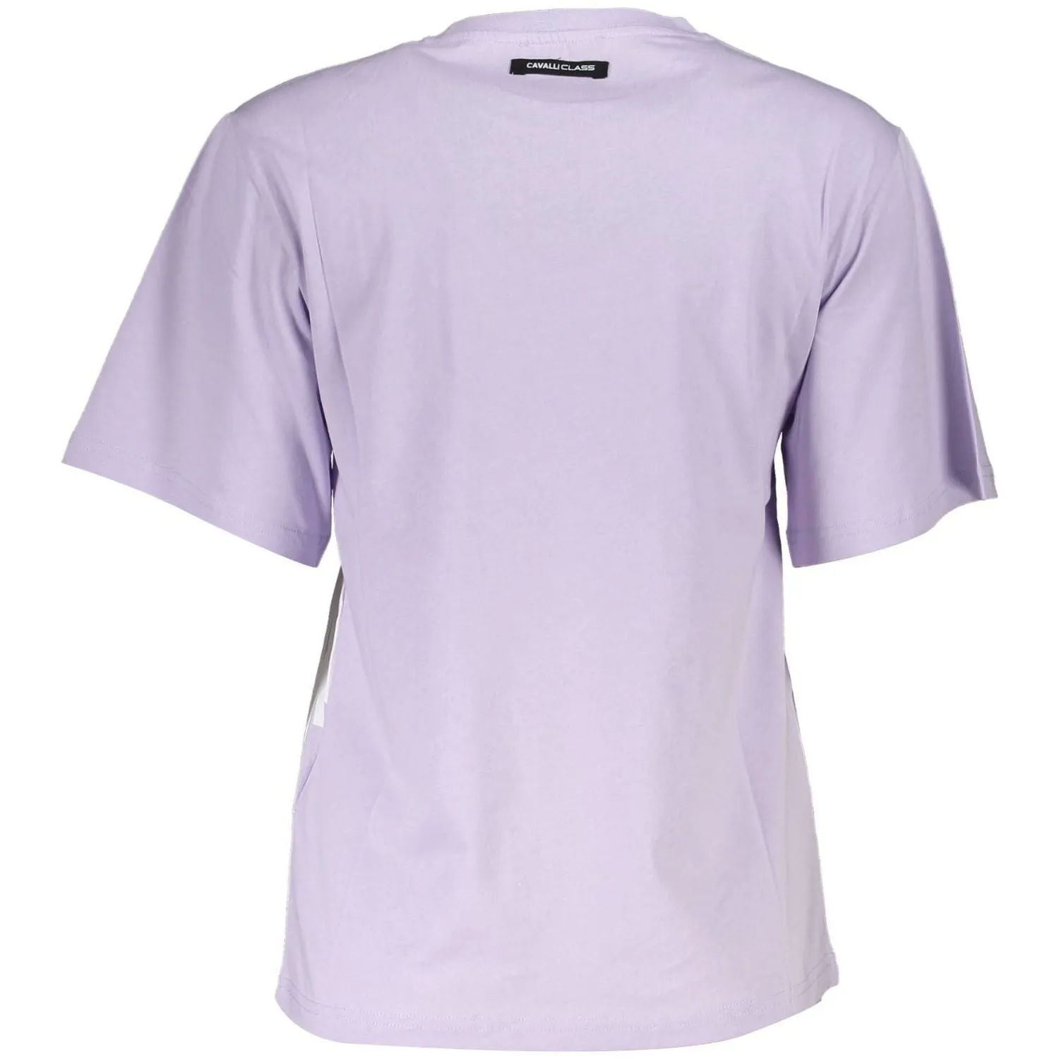 Cavalli Class Purple Cotton Women T-Shirt