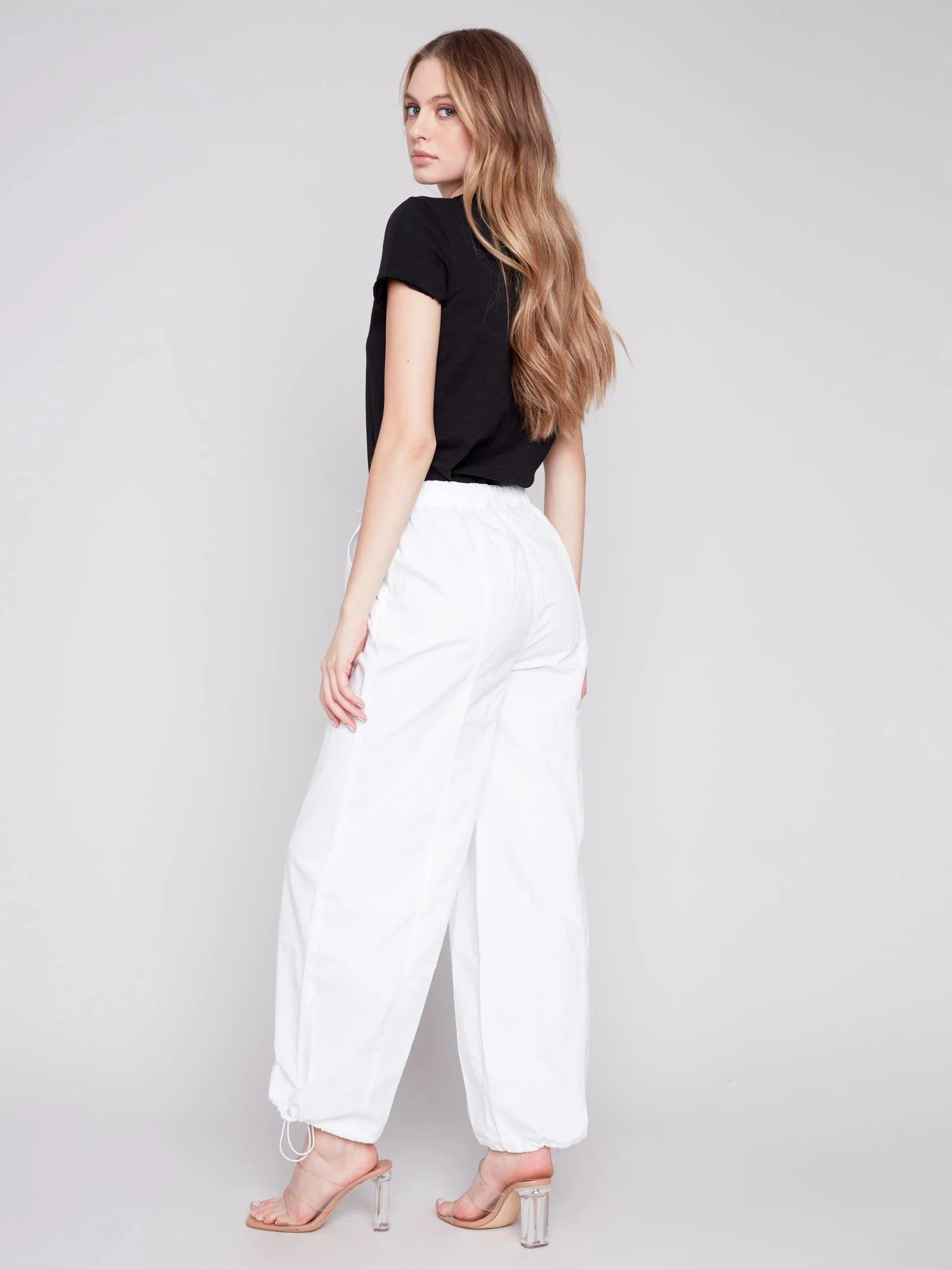 Charlie B Cotton Parachute Pants