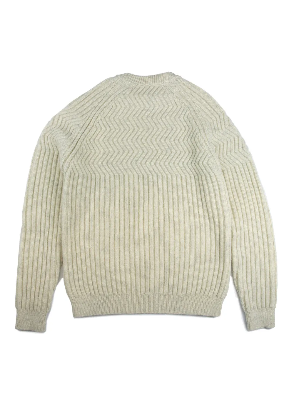 Clapdale Wool Traceable Thwaite Zig Zag Pattern Jumper