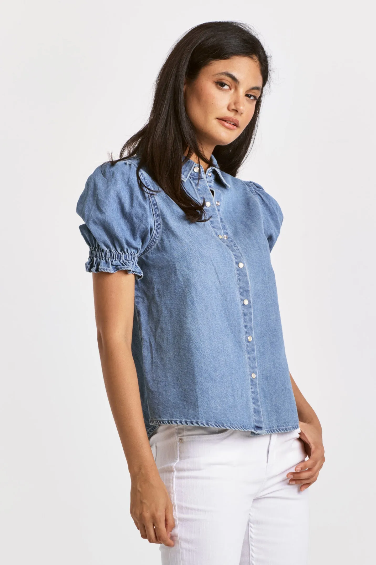 GALA PUFF SLEEVE SHIRT MACAPA