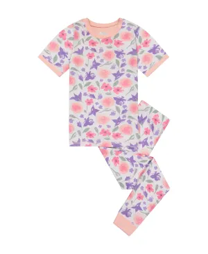 Girls Country Blooms Snug Fit 2-Piece Pajama Sleep Set