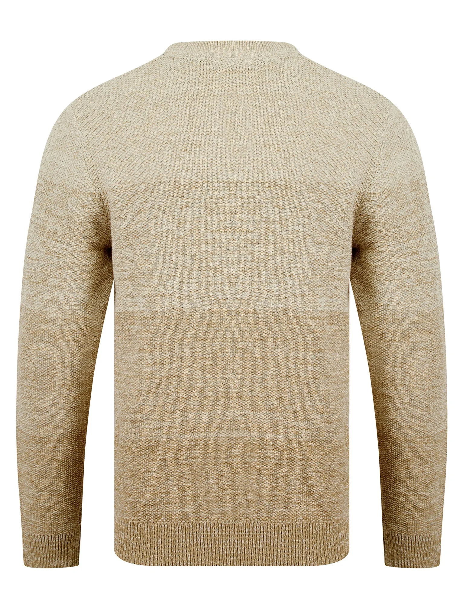 Gorse Graduated Colour Block Knitted Jumper in Ecru Twist - Tokyo Laundry