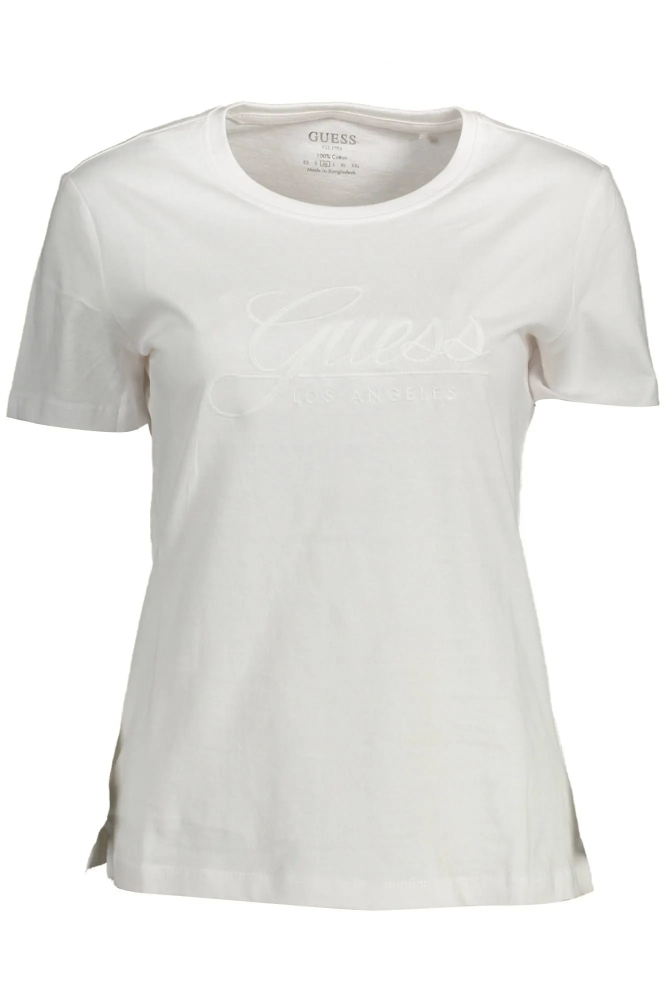 Guess Jeans White Cotton Women T-Shirt