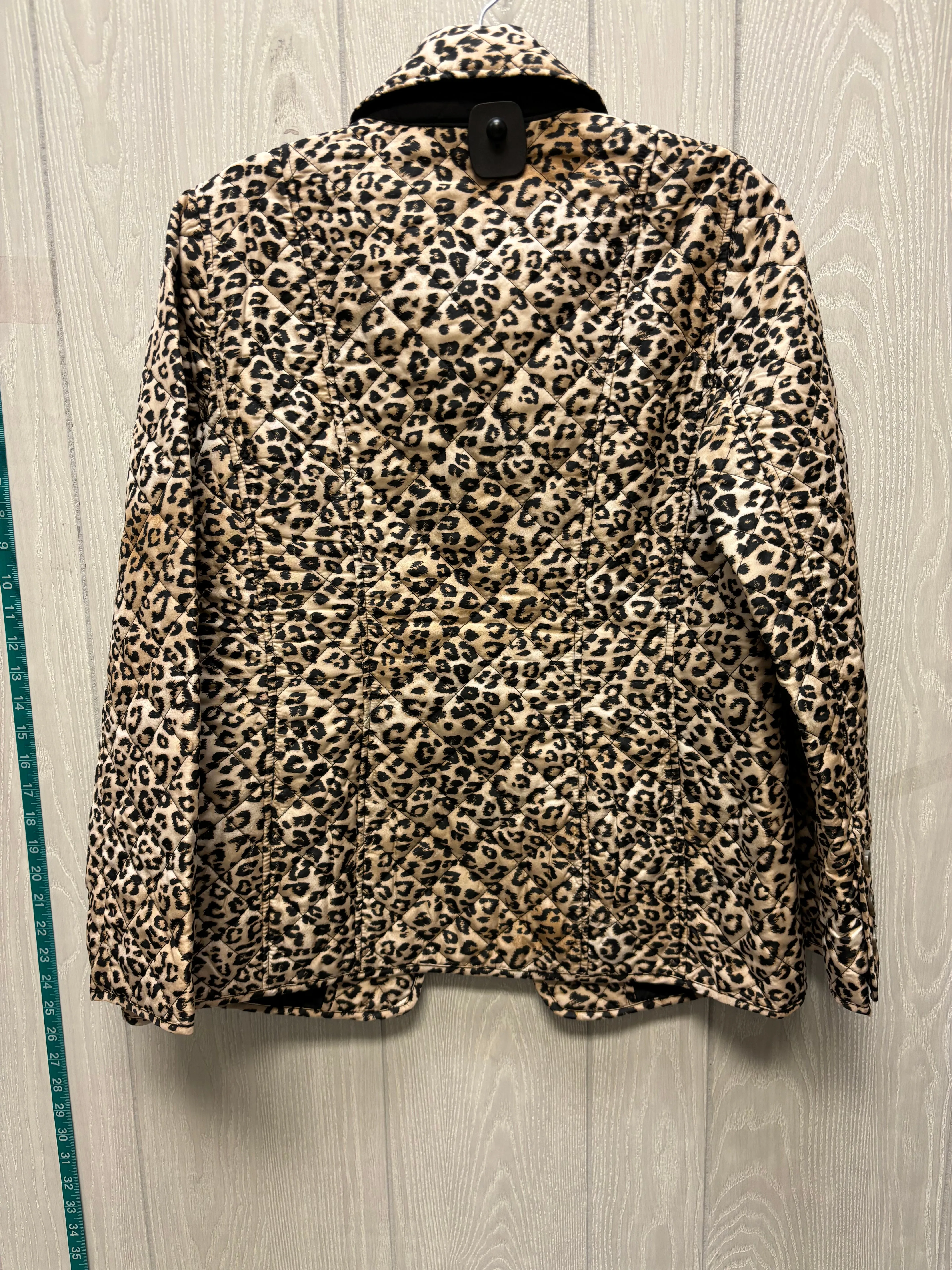 Jacket Puffer & Quilted By Chicos In Animal Print, Size: S