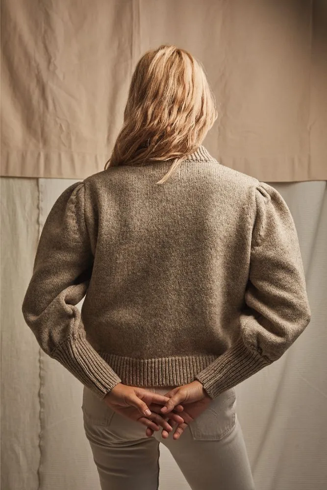 L'ENVERS x SIXSOEURS / FRANÇOISE Wool Cardigan