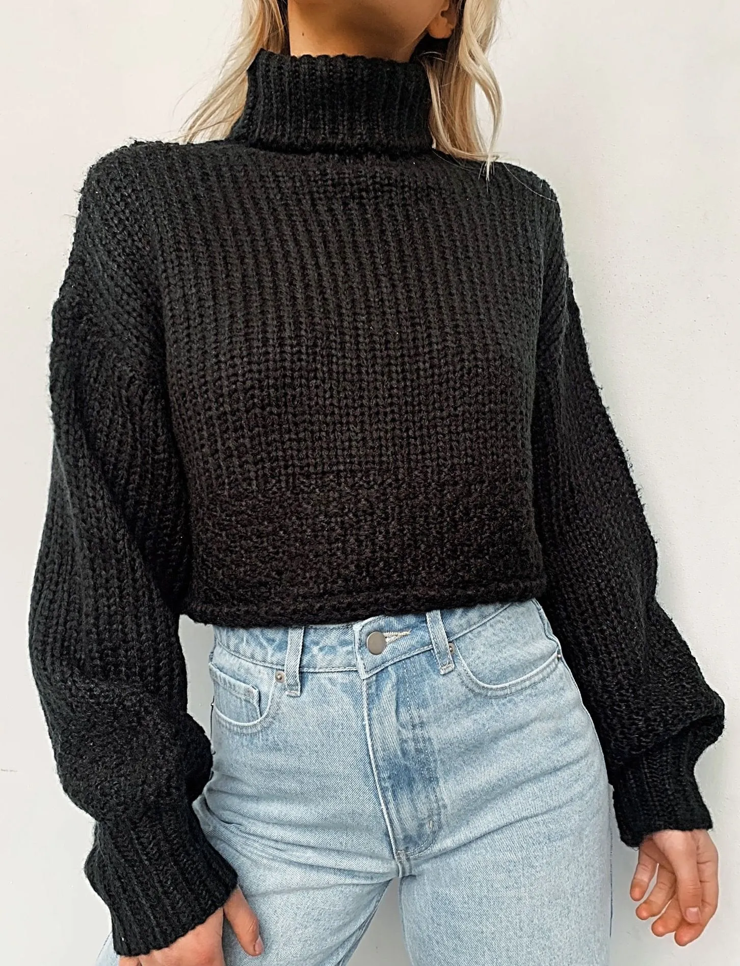 Leonardo Knit Jumper - Black