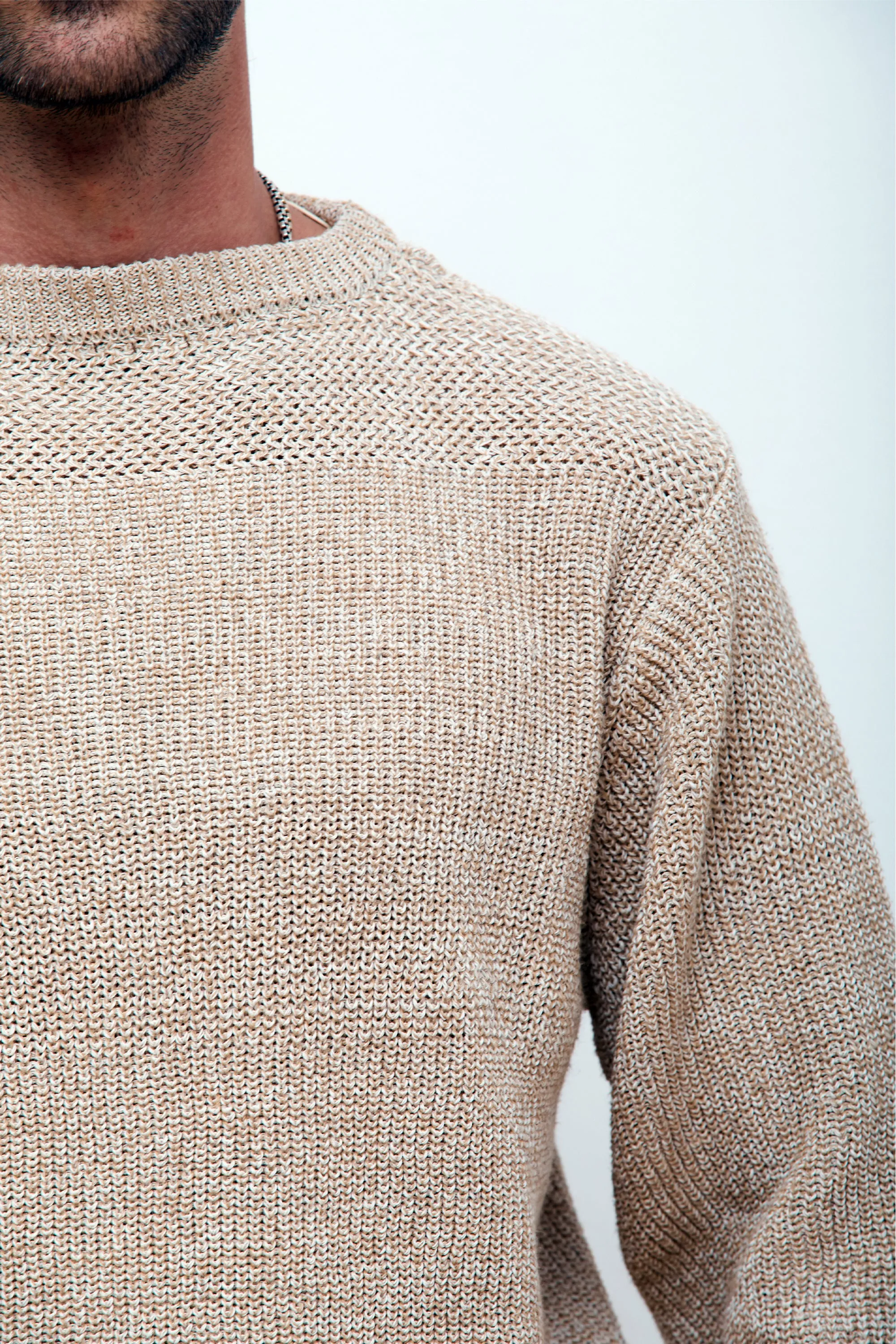 LOT.515 A.R.C SWEATER MIX BEIGE