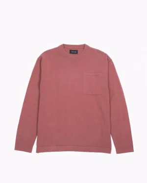 LS Pocket Knit - Mauve