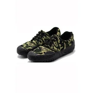 Men Thin & Breathable Coushioning Flat Rubber Surface Durable Lace Up Amazing Camouflage Pattern Sneaker Shoes - MSC14986