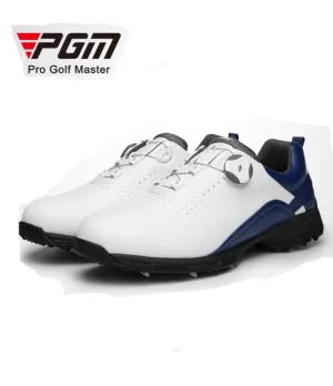 Men's Leather Waterproof Golf Shoes