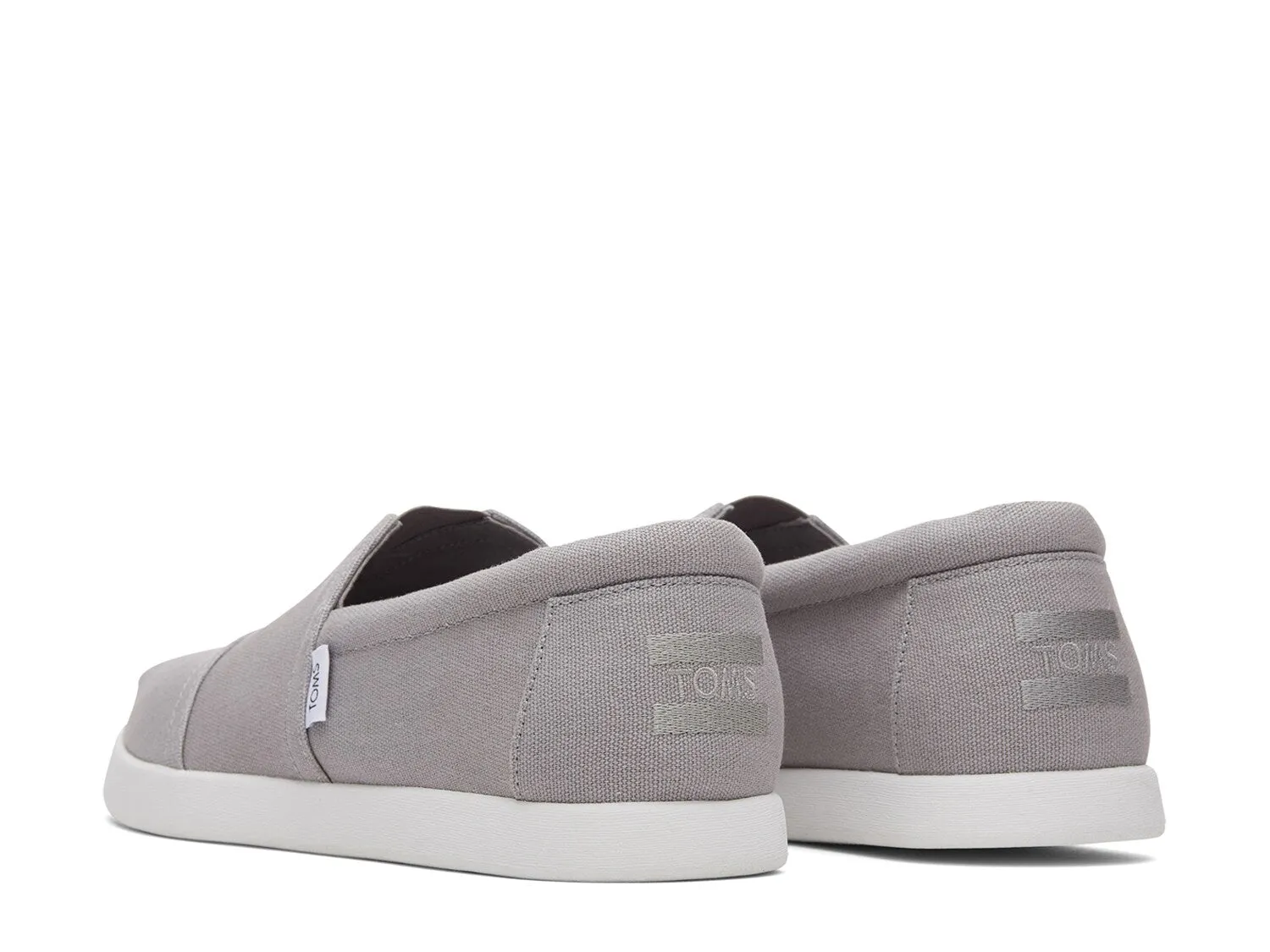 Men's slip-ons Toms Alpargata Espadrille with elastic insert, gray