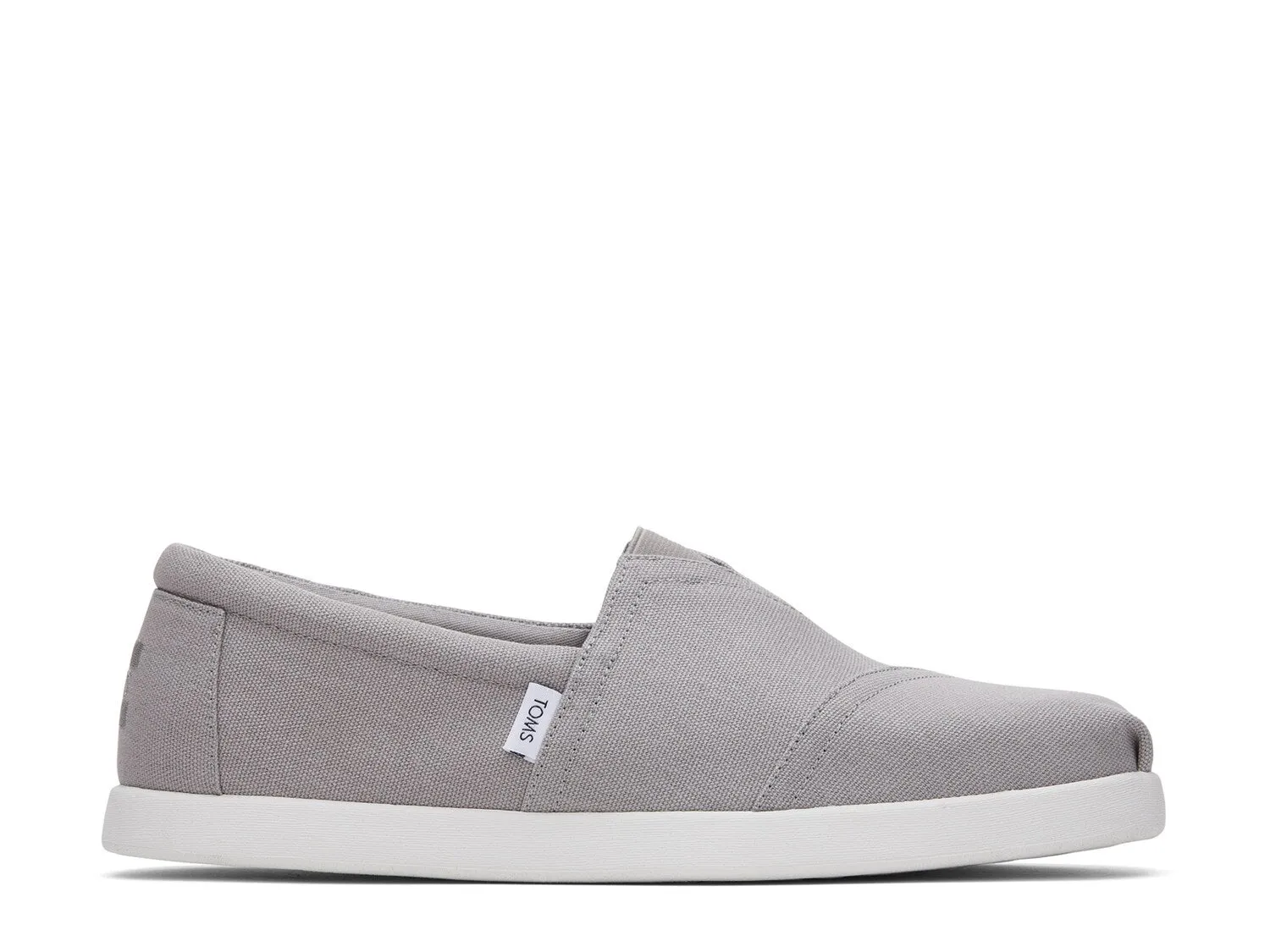 Men's slip-ons Toms Alpargata Espadrille with elastic insert, gray