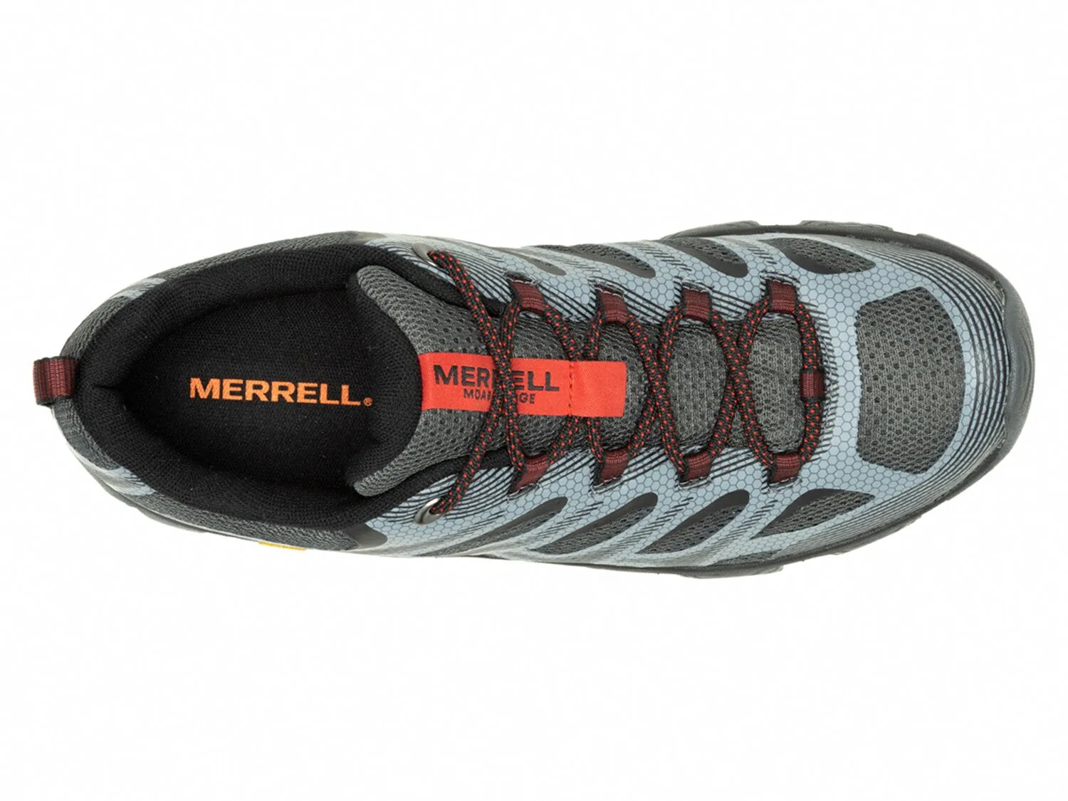 Merrell men's lace-up hiking sneakers, gray