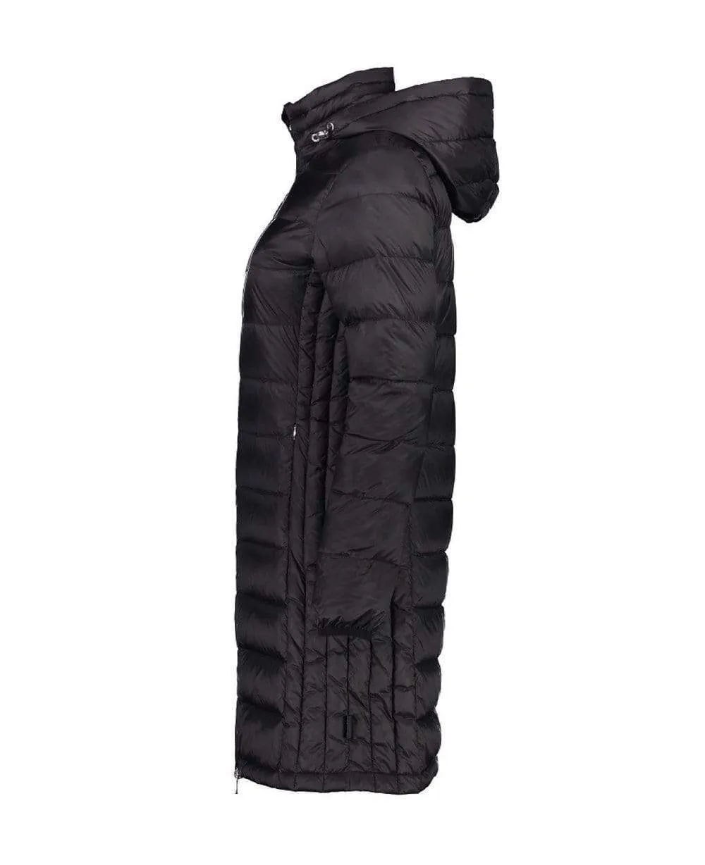 Moke Sarah Long Duck Down Jacket | Black