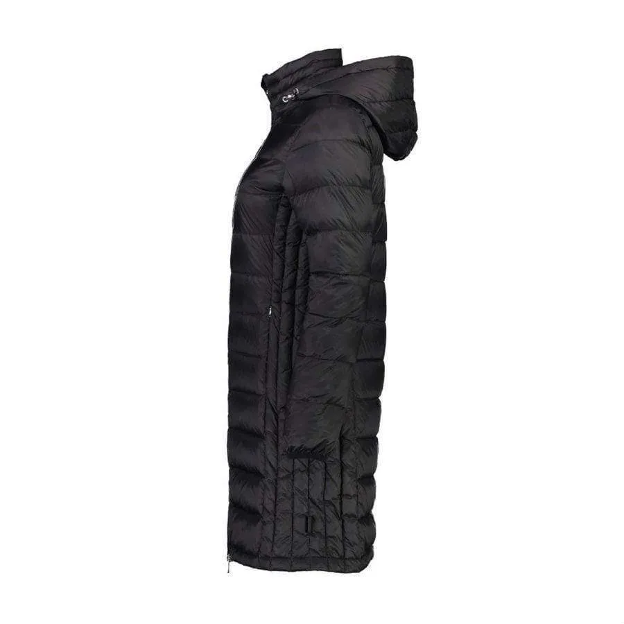 Moke Sarah Long Duck Down Jacket | Black