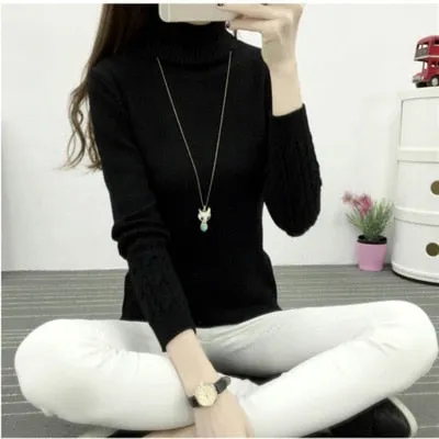 New Hot women Autumn Winter Sweater Female Fashion Wild Knitwear