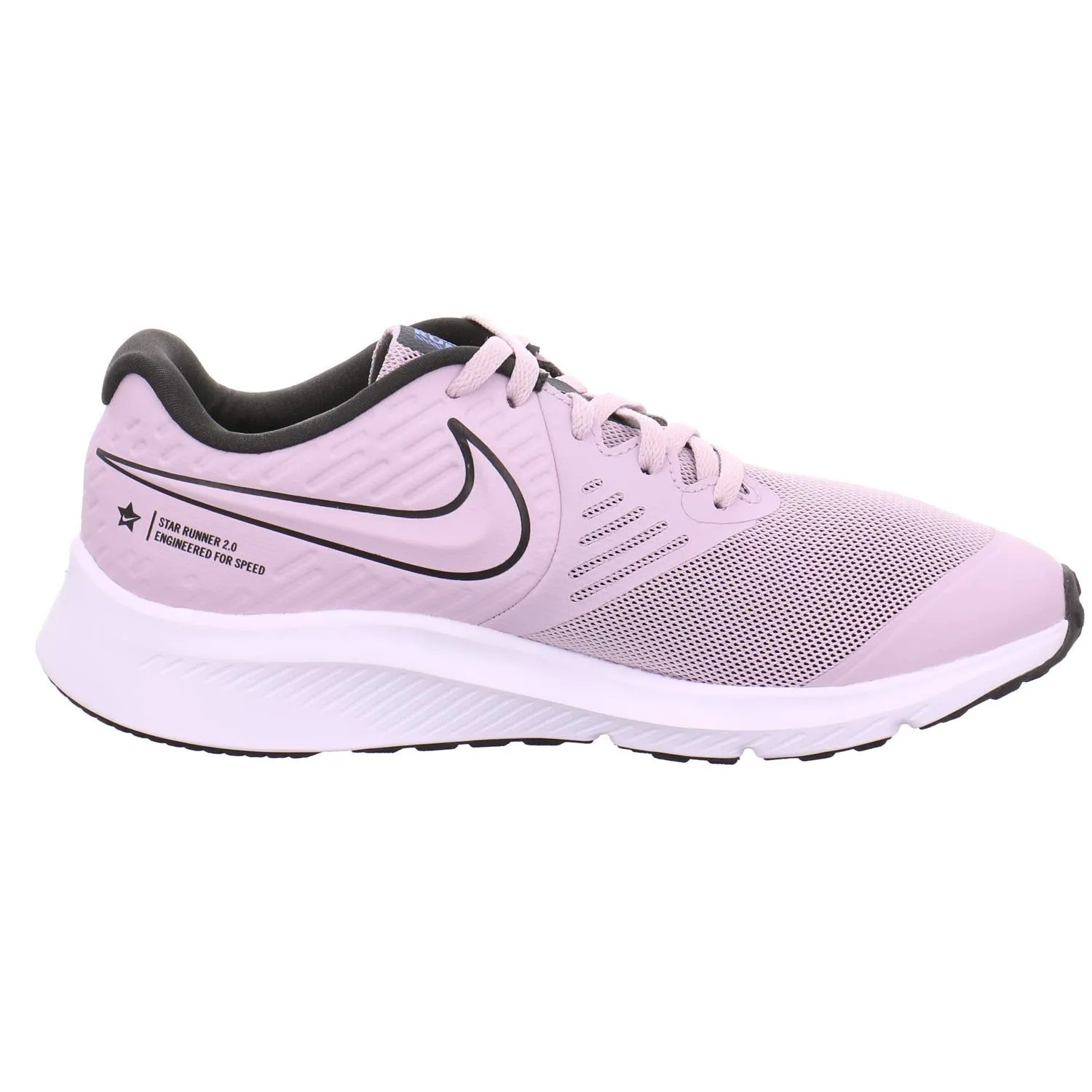 Nike Boys Star Runner 2 (GS) Iced Lilac/Off N Running Shoe-5.5 Kids UK (AQ3542-501-6Y)