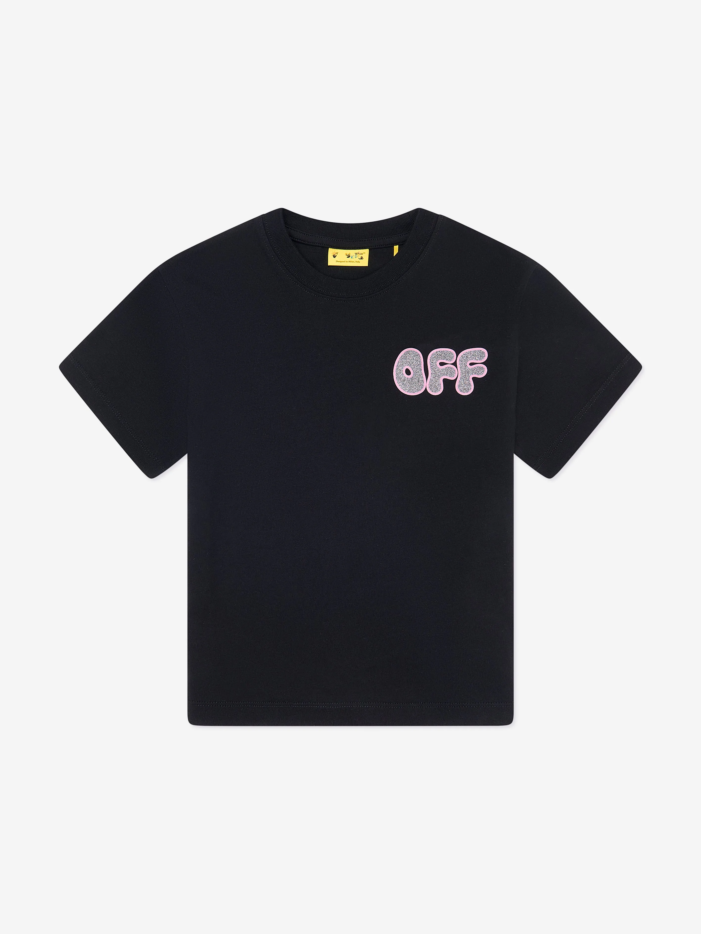 Off-White Girls Arrow Chunky T-Shirt in Black