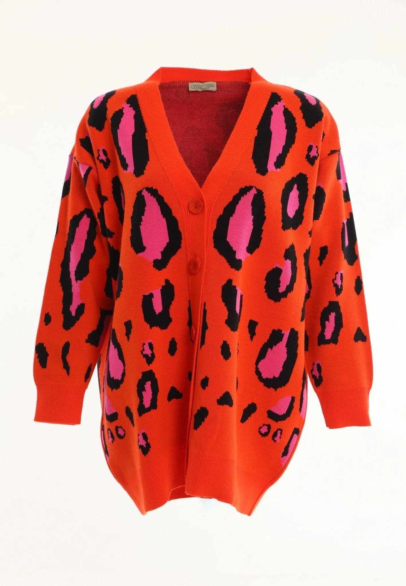 Oversized Cardigan - Orange