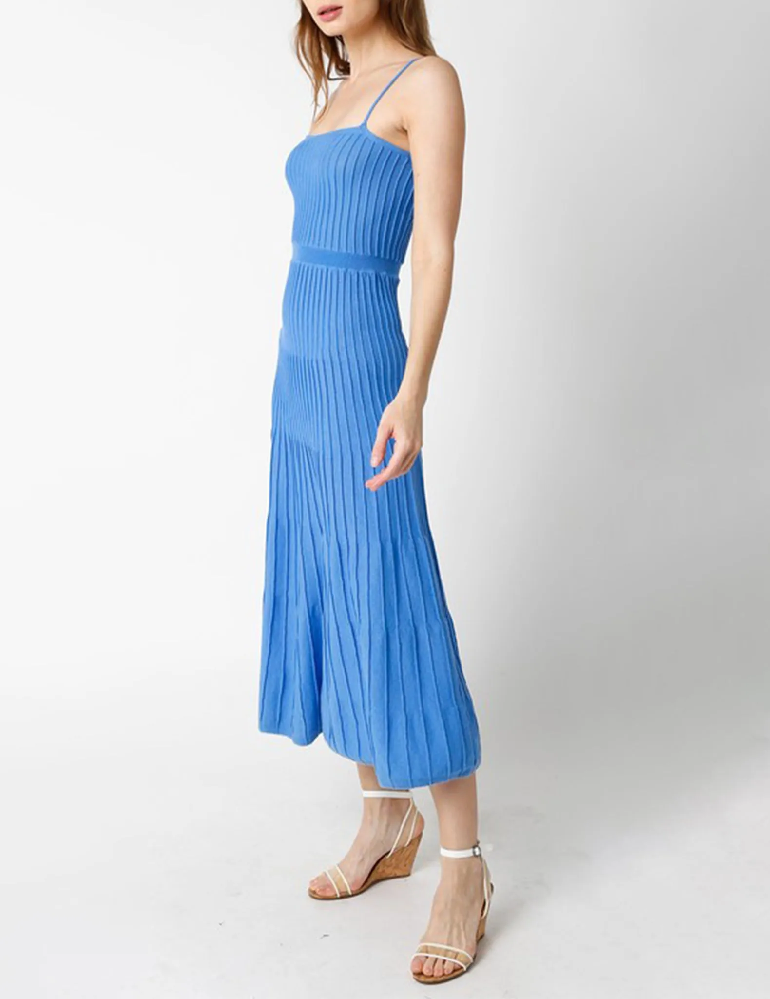 Robbie Knit Tiered Midi Dress