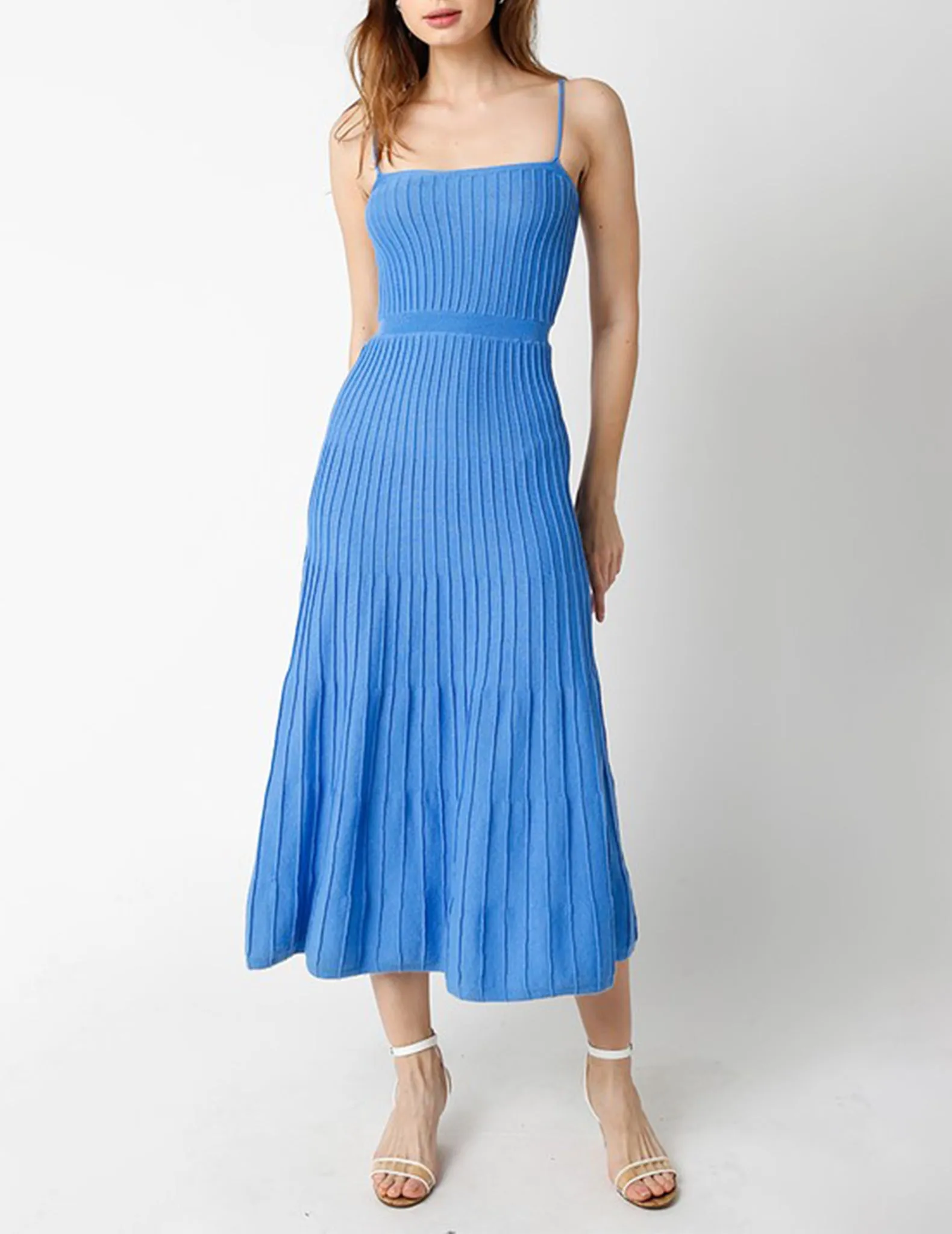 Robbie Knit Tiered Midi Dress