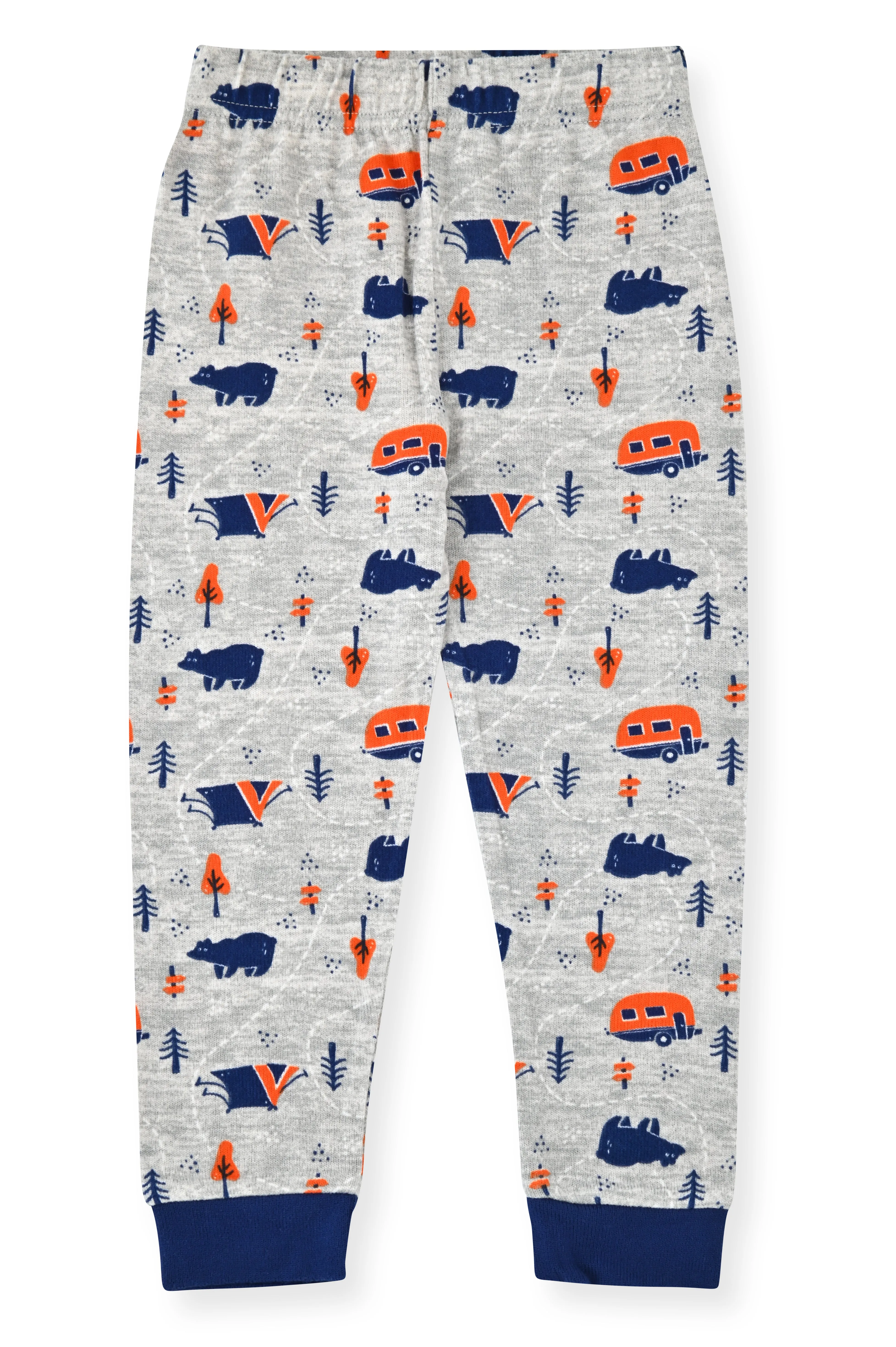 Sleep On It Infant & Toddler Boys 2-Piece Super Soft Jersey Snug-Fit Pajama Set with Matching Socks - Outdoors