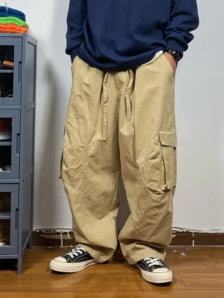 Streetwear Loose Baggy Cargo Pants - High Quality Tactical Casual Trousers