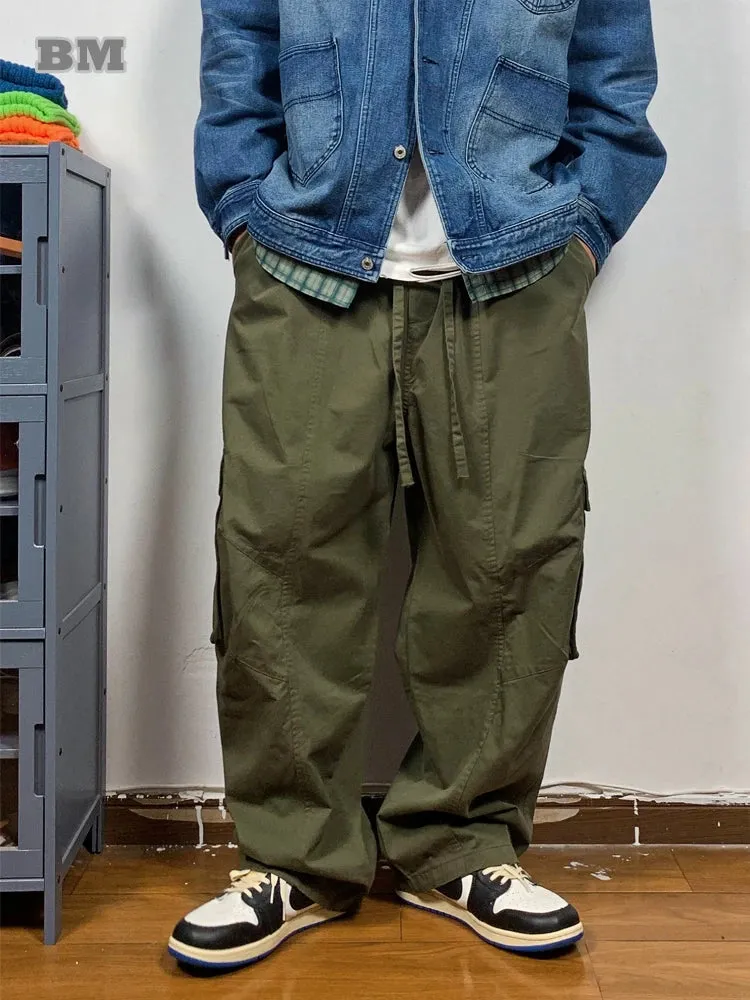 Streetwear Loose Baggy Cargo Pants - High Quality Tactical Casual Trousers