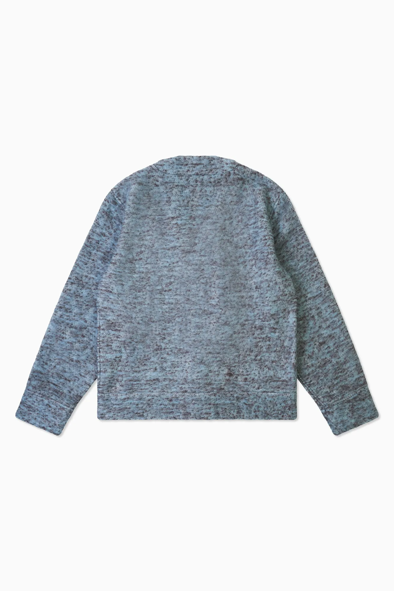 Two Tone Knit Cardigan - Teal