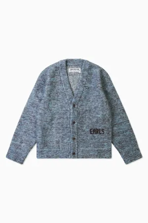 Two Tone Knit Cardigan - Teal