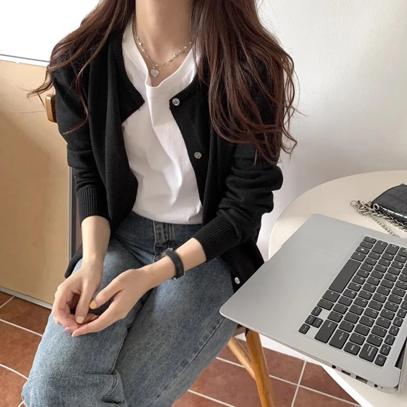 Women's clothing knitted cardigan women's sweater   S3403