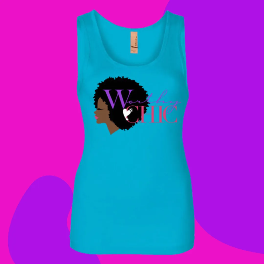 WORTHY CHIC Tank - Classic Chic logo tank