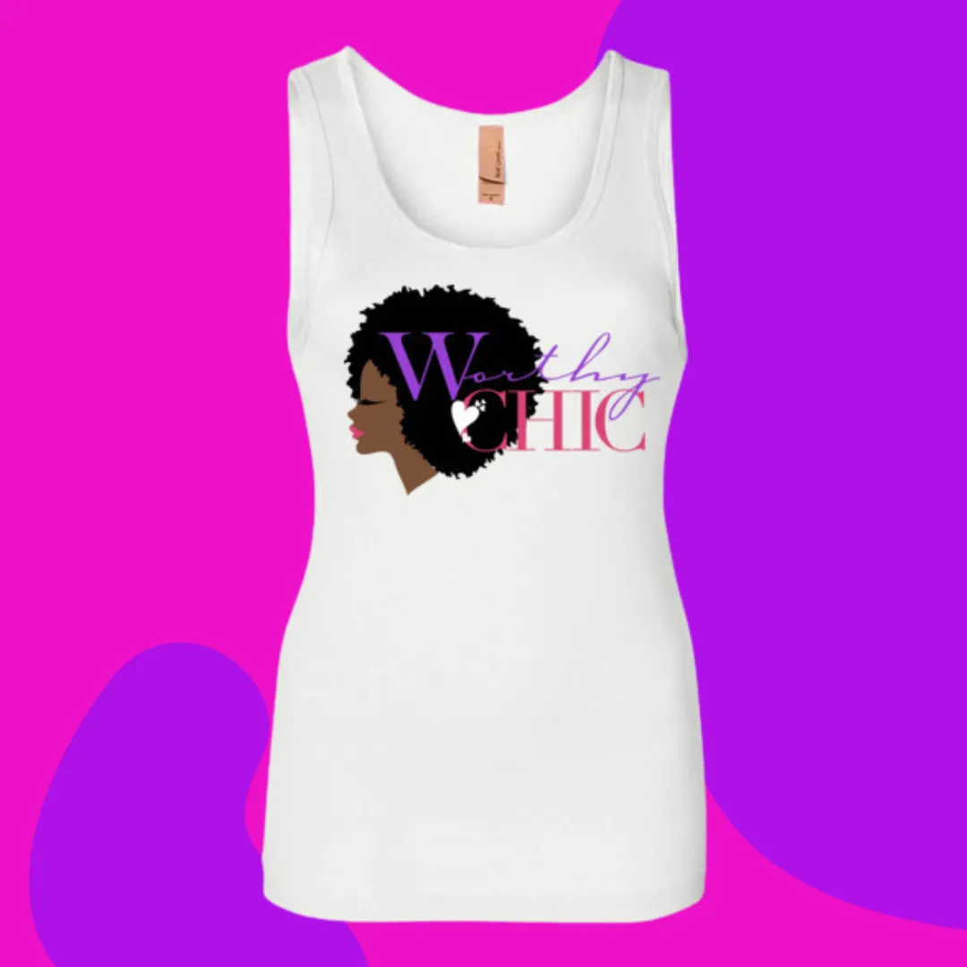 WORTHY CHIC Tank - Classic Chic logo tank