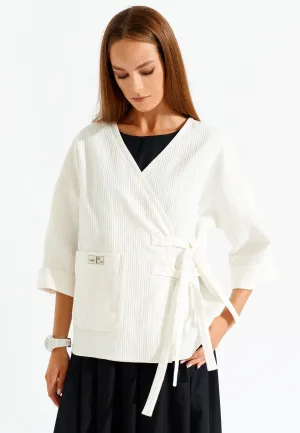 Wrap Up Side-Tie Cardigan